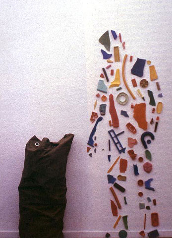 Tony Cragg Figure with Kitbag 1980s