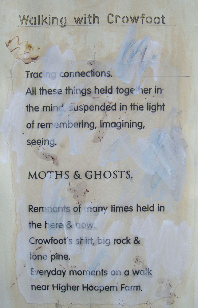 Walking with Crowfoot 2002  - detail of main text